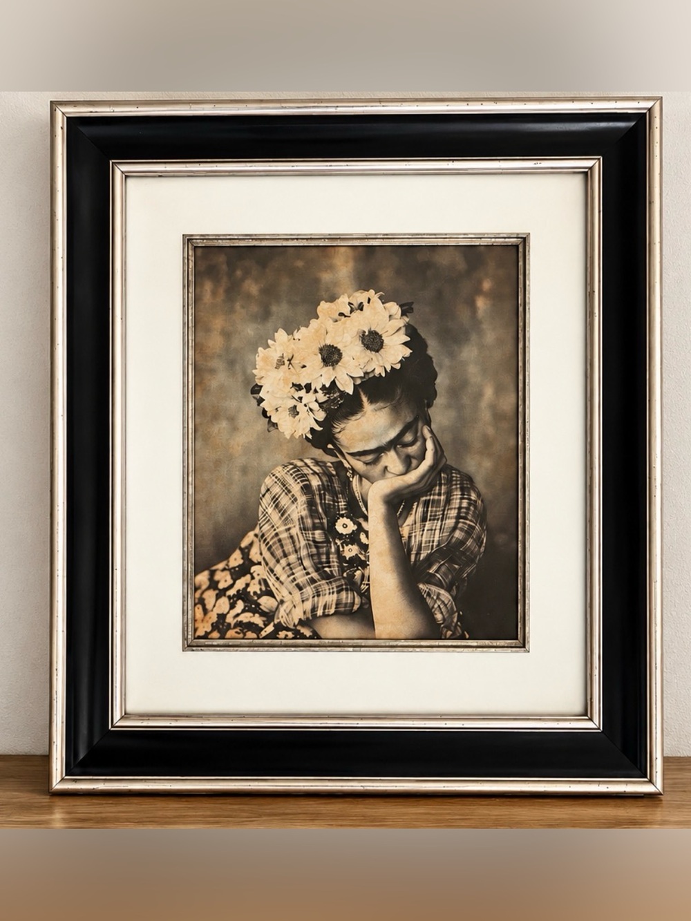 Frida Kahlo Framed Print Vintage Find